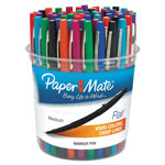 Papermate® Point Guard Flair Stick Porous Point Pen, Bold 1.4mm, Assorted Ink/Barrel, 48/Set view 2