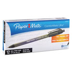 Papermate® ComfortMate Ultra RT Ballpoint Retractable Pen, Black Ink, Medium, Dozen view 1