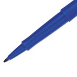 Papermate® Point Guard Flair Needle Tip Stick Pen, Blue Ink, .7mm, Dozen view 4