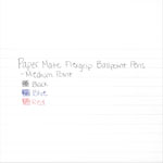 Papermate® FlexGrip Elite Retractable Ballpoint Pen, Medium 1mm, Blue Ink/Barrel, Dozen view 1