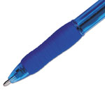 Papermate® Profile Retractable Ballpoint Pen, Bold 1.4mm, Blue Ink/Barrel, Dozen view 2
