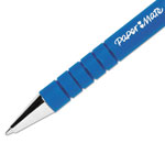 Papermate® FlexGrip Ultra Recycled Ballpoint Retractable Pen, Blue Ink, Fine, Dozen view 1