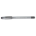 Papermate® FlexGrip Ultra Stick Ballpoint Pen, Fine 0.8mm, Black Ink, Gray Barrel, Dozen view 2