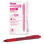 Pentel EnerGel X Roller Ball Retractable Gel Pen, Bold, Red view 1