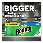 Bounty Select-a-Size Kitchen Roll Paper Towels, 2-Ply, White, 6 x 11, 135 Sheets/Roll, 8 Triple Rolls/Carton view 3