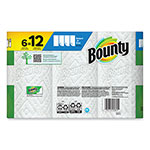 Bounty Select-a-Size Kitchen Roll Paper Towels, 2-Ply, 6 x 11, White, 90 Sheets/Double Roll, 6 Rolls/Carton view 1