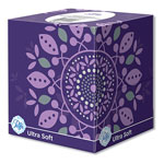 Puffs Ultra Soft Facial Tissue, White, 4 Cube Pack, 56 Sheets Per Cube, 224 Sheets Total view 4