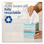 Puffs Ultra Soft Facial Tissue, 2-Ply, White, 124 Sheets/Box, 6 Boxes/Pack, 4 Packs/Carton view 1