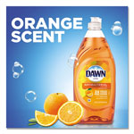 Dawn Ultra Dishwashing Liquid, Antibacterial, Orange Scent, 28 oz. Bottle view 3
