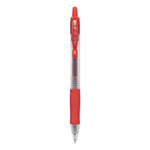 Pilot G2 Premium Retractable Gel Pen, 0.5mm, Red Ink, Smoke Barrel, Dozen view 1