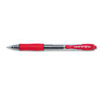 Pilot G2 Premium Retractable Gel Pen, 0.7mm, Red Ink, Smoke Barrel, Dozen view 1