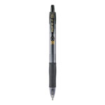 Pilot G2 Premium Retractable Gel Pen, Bold 1mm, Black Ink, Smoke Barrel, Dozen view 1