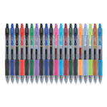Pilot G2 Premium Retractable Gel Pen, Fine 0.7mm, Assorted Ink/Barrel, 20/Set view 1