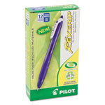 Pilot RexGrip BeGreen Retractable Ballpoint Pen, Medium 1mm, Blue Ink/Barrel, Dozen view 1