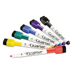 Quartet® Low-Odor ReWritables Dry Erase Mini-Marker Set, Fine Tip, Assorted Colors, 6/Set view 1