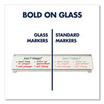 Quartet® Premium Glass Board Dry Erase Marker, Fine Bullet Tip, Assorted Colors, 4/Pack view 5