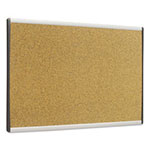 Quartet® ARC Frame Cork Cubicle Board, 18 x 30, Tan, Aluminum Frame view 2