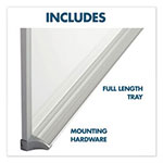 Quartet® Melamine Whiteboard, Aluminum Frame, 72 x 48 view 4