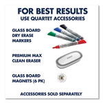 Quartet® Brilliance Glass Dry-Erase Boards, 48 x 36, White Surface view 3
