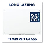 Quartet® Brilliance Glass Dry-Erase Boards, 72 x 48, White Surface view 3