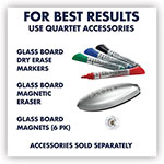 Quartet® Infinity Magnetic Glass Calendar Board, 24 x 18 view 1