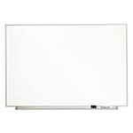 Quartet® Matrix Magnetic Boards, Painted Steel, 23 x 16, White, Aluminum Frame view 1