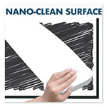 Quartet® Fusion Nano-Clean Magnetic Whiteboard, 48 x 36, Black Frame view 3