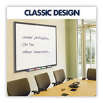 Quartet® Classic Series Total Erase Dry Erase Board, 96 x 48, White Surface, Black Frame view 3