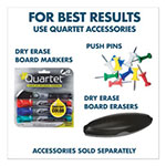 Quartet® Bulletin/Dry-Erase Board, Melamine/Cork, 48 x 36, White/Brown, Oak Finish Frame view 5