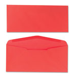 Quality Park Colored Envelope, #10, Bankers Flap, Gummed Closure, 4.13 x 9.5, Red, 25/Pack view 5