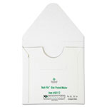 Quality Park Redi-File Disk Pocket/Mailer, CD/DVD, Square Flap, Perforated Flap Closure, 6 x 5.88, White, 10/Pack view 2