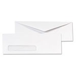 Quality Park Window Envelope, #10, Commercial Flap, Gummed Closure, 4.13 x 9.5, White, 500/Box view 1