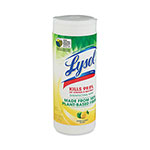 Lysol Disinfecting Wipes II Fresh Citrus, 7 x 7.25, 30 Wipes/Canister, 12 Canisters/Carton view 3
