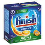 Finish® Dish Detergent Gelpacs, Orange Scent, 54/Box view 1