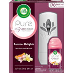Air Wick Pure 24/7 Summer Air Spray Kit, Spray, Summer Delights, 60 Day, 4/Carton orginal image