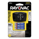 Rayovac Virtually Indestructible LED Headlight, 3 AAA Batteries (Included), Black view 1