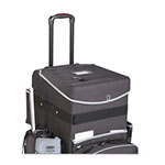 Rubbermaid Executive Quick Cart, Large, 14.25w x 16.5d x 25h, Dark Gray view 4
