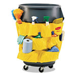 Rubbermaid Brute Caddy Bag, 12 Pockets, Yellow view 2