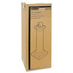 Rubbermaid GroundsKeeper Tuscan Receptacle, 13 x 13 x 38.38, Sandstone view 2