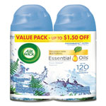 Air Wick Freshmatic Ultra Spray Refill, Fresh Waters, Aerosol, 5.89 oz, 2/Pack 3 Packs/Carton orginal image