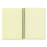 National Brand Single-Subject Wirebound Notebooks, Narrow Rule, Brown Paperboard Cover, (80) 8.25 x 6.88 Sheets view 1