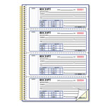 Rediform Gold Standard Money Receipt Book, Two-Part Carbonless, 7 x 2.75, 4 Forms/Sheet, 300 Forms Total view 1