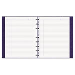Blueline MiracleBind Notebook, 1-Subject, Medium/College Rule, Purple Cover, (75) 9.25 x 7.25 Sheets view 1
