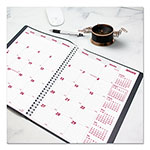 Brownline Essential Collection 14-Month Ruled Monthly Planner, 11 x 8.5, Black Cover, 14-Month (Dec to Jan): 2023 to 2025 view 3