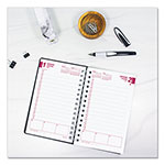 Brownline DuraFlex Daily Planner, 8 x 5, Black Cover, 12-Month (Jan to Dec): 2024 view 3