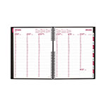 Brownline CoilPro Weekly Appointment Book in Columnar Format, 11 x 8.5, Black Lizard-Look Cover, 12-Month (Jan to Dec): 2024 view 3