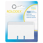 Rolodex Plain Unruled Refill Card, 2 1/4 x 4, White, 100 Cards/Pack view 2