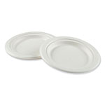 Amercare Bagasse PFAS-Free Dinnerware, Plate, 6