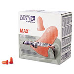 Howard Leight MAX-1 Single-Use Earplugs, Cordless, 33NRR, Coral, 200 Pairs view 2