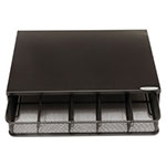 Safco One Drawer Hospitality Organizer, 5 Compartments, 12 1/2 x 11 1/4 x 3 1/4, Bk view 1